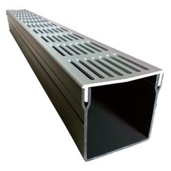 STARDRAIN 100/100 + GRILLE ALU GRIS 1000MM
