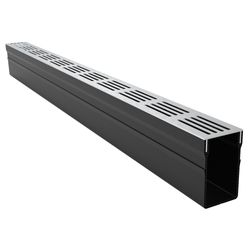 STARDRAIN 65x100x1000MM + GRILLE INOX DESIGN