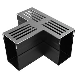 STARDRAIN 65x100 RACCORD-T INOXYDABLE