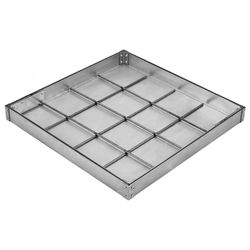 L&S TAQUE A CARRELER PRO B125 INOX 80MM EXT= 300X300 OL=240X