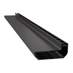 ALU SIDE DRAIN ANTHRACITE 20 L=2.0M H=49MM +RACCOR