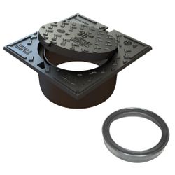 FONTE COUVERCLE EU RBA320 Ø250MM C250 COPRO +JOINT EPDM