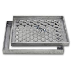 ALU PLAVEIDEKSEL OPEN BODEM 50X50 CM H=30MM