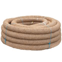 PE DRAINAGEBUIS MET KOKOSVEZEL  160MM 25M/ROL